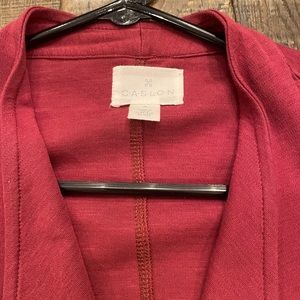 Caslon knot open cardigan/blazer